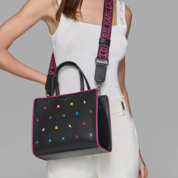 KARL LAGERFELD PARIS MAYBELLE SATCHEL
KARL LETTERS Authentic - Picture 2 of 7